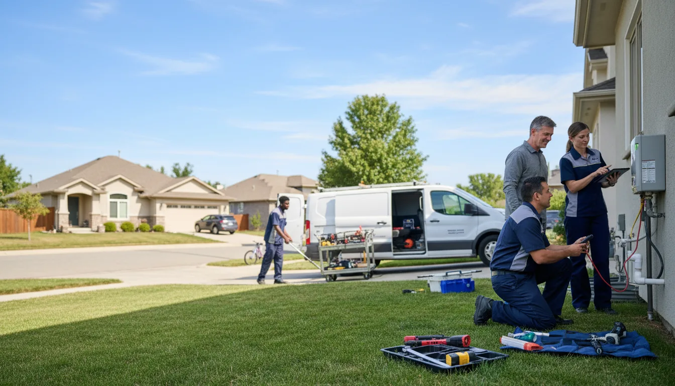 Tankless water heater service in South Bend, TX